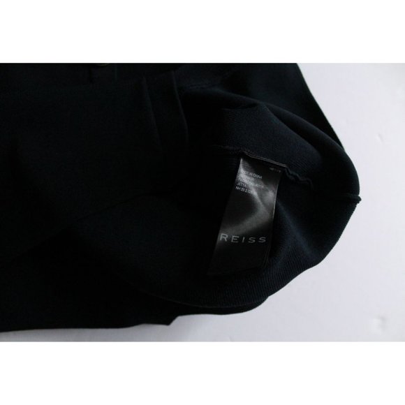 Reiss Jetta Bodycon Knit Dress Dark Navy Size 10 - Picture 10 of 11